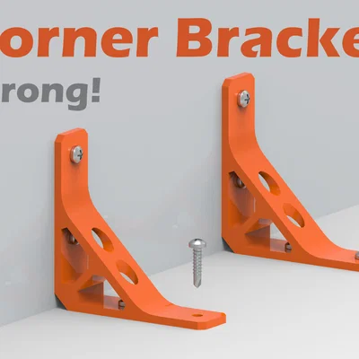 Ke góc vuông chịu lực (Strongest Corner Bracket) cho dự án DIY
