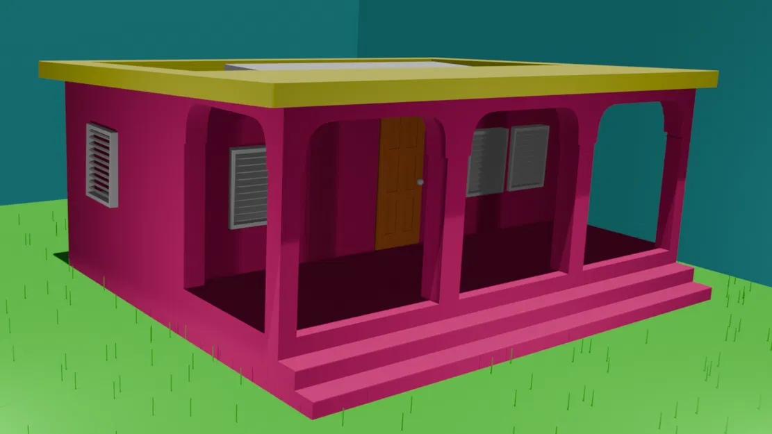 Mô hình hộp đựng đồ để bàn La Casita Bad Bunny (In 3D) - Image 1