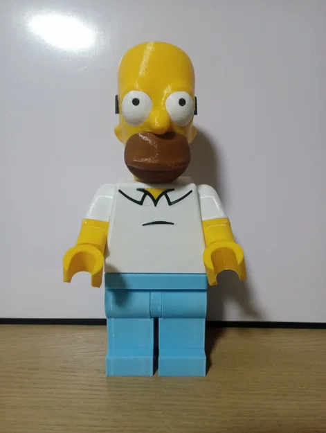 Mô hình nhân vật Homer Simpson 3D - Phiên bản minifig khổng lồ - Image 1