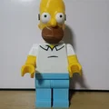 Mô hình nhân vật Homer Simpson 3D - Phiên bản minifig khổng lồ - Thumbnail 1