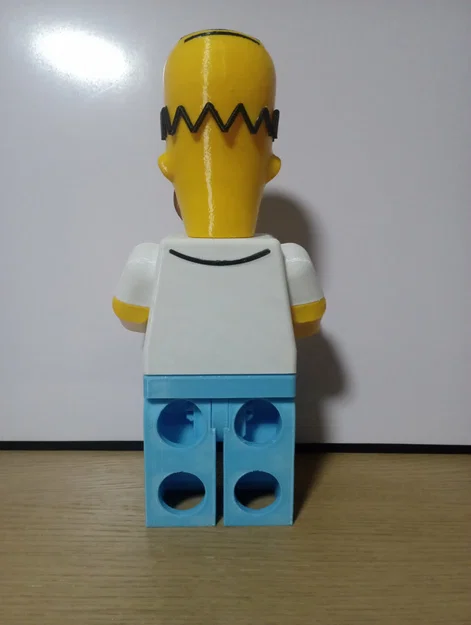 Mô hình nhân vật Homer Simpson 3D - Phiên bản minifig khổng lồ - Image 3