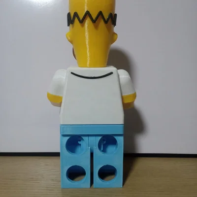 Mô hình nhân vật Homer Simpson 3D - Phiên bản minifig khổng lồ