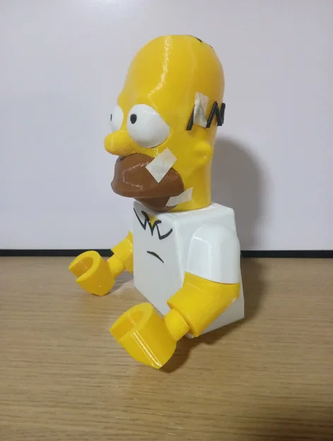 Mô hình nhân vật Homer Simpson 3D - Phiên bản minifig khổng lồ - Image 6