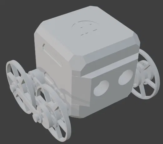 Bộ truyền động AWD cơ chế bánh xe lửa cho HP Otto phong cách Steam punk - Image 2