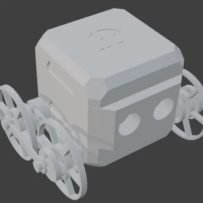 Bộ truyền động AWD cơ chế bánh xe lửa cho HP Otto phong cách Steam punk