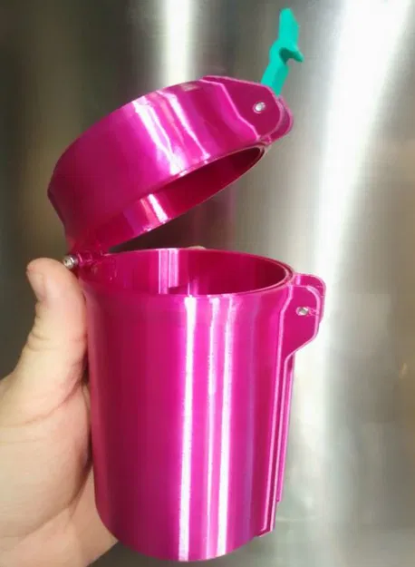 Hộp trụ phong cách hầm hố (Cylindrical rugged box) - Image 3