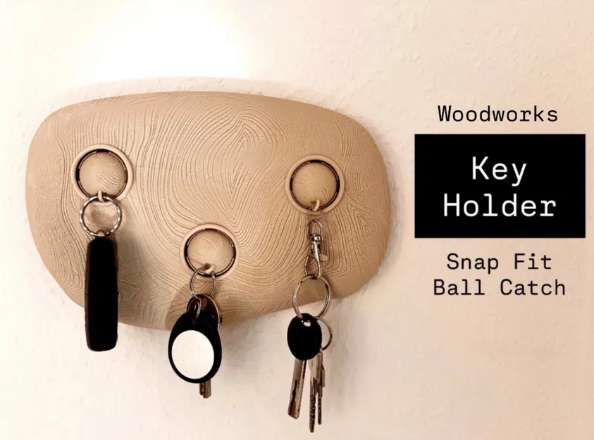 Woodworks | Giá treo chìa khóa thông minh dạng khớp cầu - Image 1