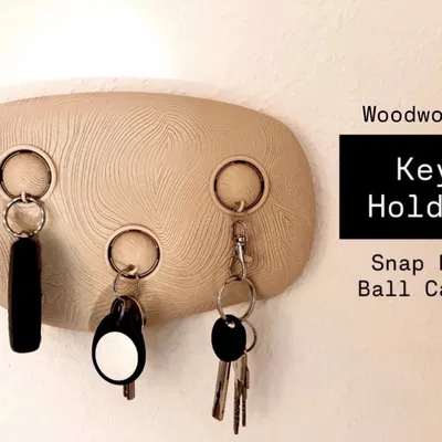 Woodworks | Giá treo chìa khóa thông minh dạng khớp cầu