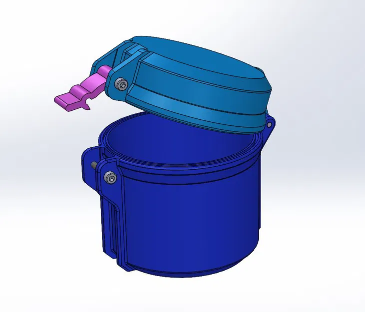 Hộp trụ phong cách hầm hố (Cylindrical rugged box) - Image 4