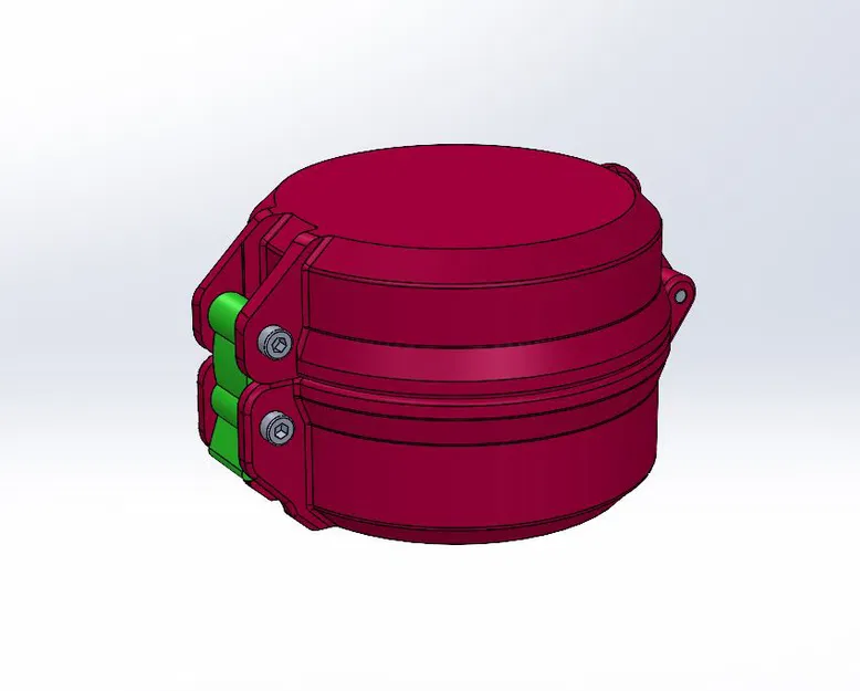 Hộp trụ phong cách hầm hố (Cylindrical rugged box) - Image 5