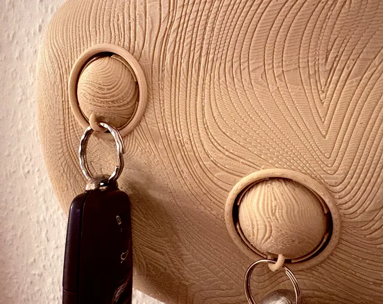 Woodworks | Giá treo chìa khóa thông minh dạng khớp cầu - Image 4