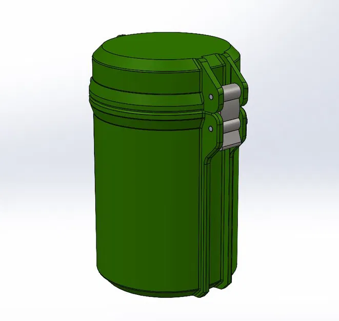 Hộp trụ phong cách hầm hố (Cylindrical rugged box) - Image 7