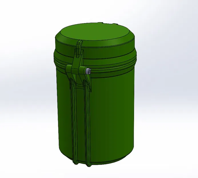 Hộp trụ phong cách hầm hố (Cylindrical rugged box) - Image 9