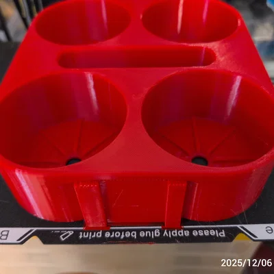 Khay đựng ly nước Drink Caddy 4 ngăn tiện lợi cho mọi nhu cầu