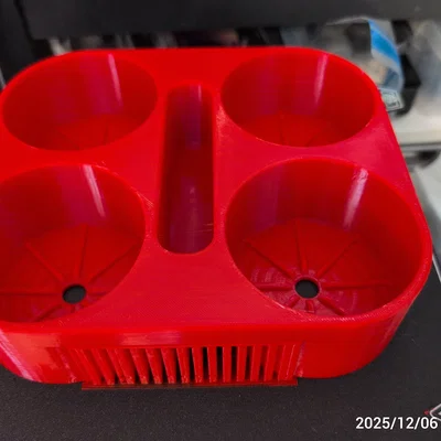 Khay đựng ly nước Drink Caddy 4 ngăn tiện lợi cho mọi nhu cầu