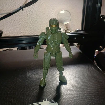 Mô hình nhân vật Halo Action Figure tối ưu in 3D không cần support