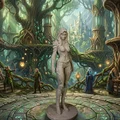 Elven Scout – Tượng nhỏ trinh sát tiên tộc mặc giáp da chi tiết - Thumbnail 1