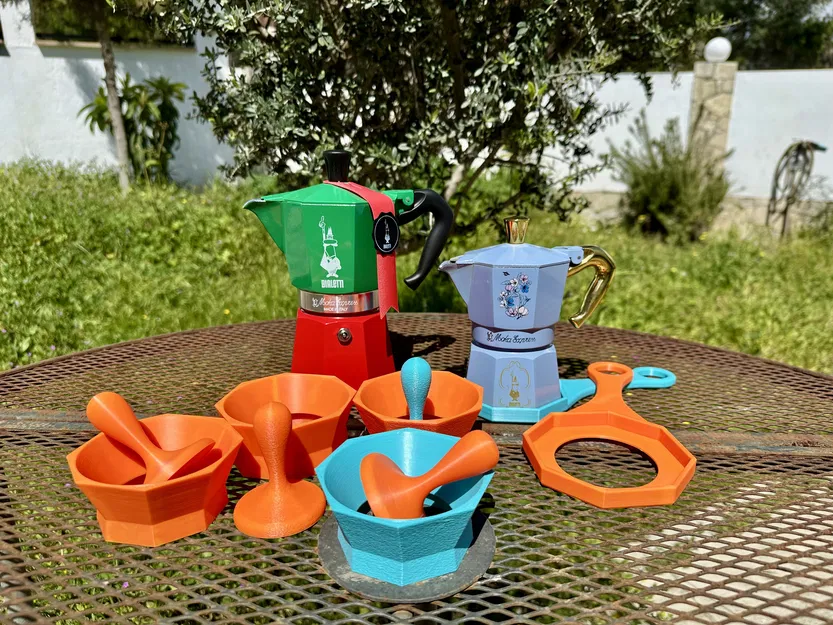 Bộ Dụng Cụ Pha Cà Phê Bialetti Moka Pot (Cho ấm 3 & 6 Cup) - Image 1