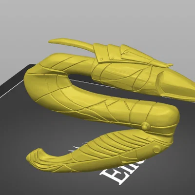 Mô hình 3D Zat'Nik'Tel từ vũ trụ Stargate cho fan hâm mộ