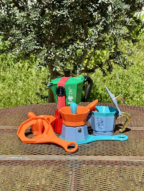 Bộ Dụng Cụ Pha Cà Phê Bialetti Moka Pot (Cho ấm 3 & 6 Cup) - Image 3