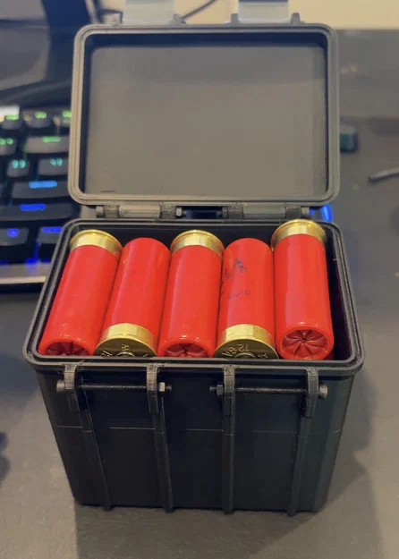 Hộp đựng đạn 12 Gauge in 3D: Thiết kế bền bỉ, tùy biến cao - Image 1
