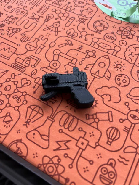 Mô hình súng bắn bi mini tiny bb gun gen.3 V2 cho máy in 3D - Image 1