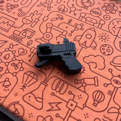 Mô hình súng bắn bi mini tiny bb gun gen.3 V2 cho máy in 3D
