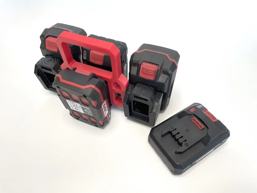 Khay giữ pin Parkside X20V (loại 6x/10x) - Image 1