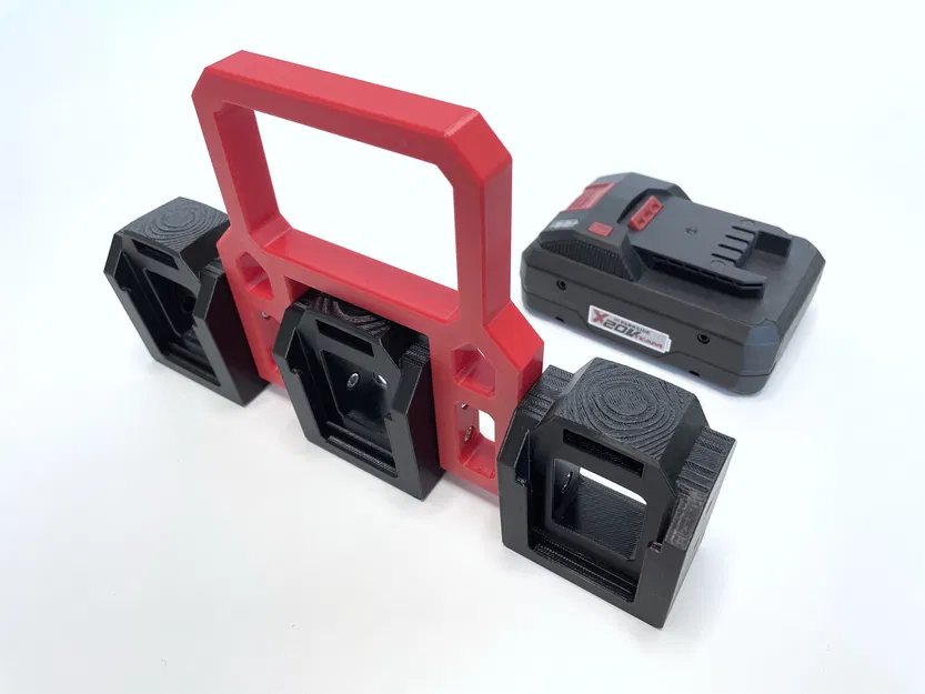 Khay giữ pin Parkside X20V (loại 6x/10x) - Image 2