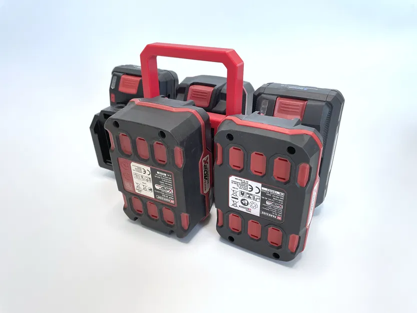 Khay giữ pin Parkside X20V (loại 6x/10x) - Image 4