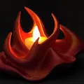 Fire - Đế nến LED hình ngọn lửa - Không cần support - Thumbnail 1