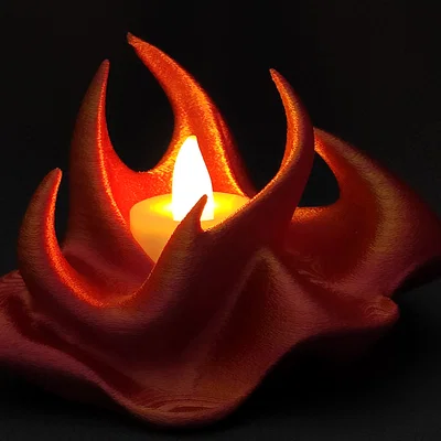 Fire - Đế nến LED hình ngọn lửa - Không cần support