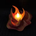 Fire - Đế nến LED hình ngọn lửa - Không cần support - Thumbnail 8