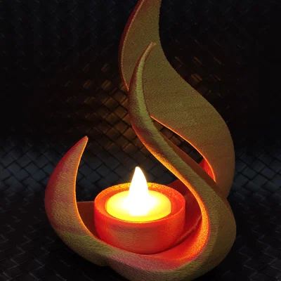 Wild Flame - Đế cắm nến LED hình ngọn lửa - không cần support