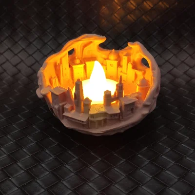Sand city - Đế nến LED tealight