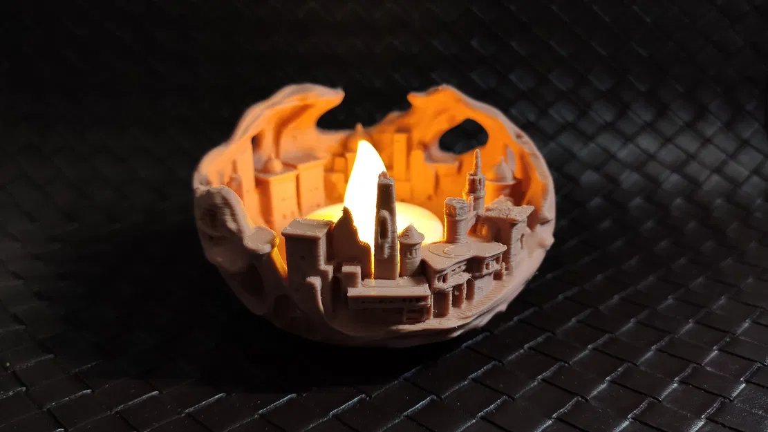 Sand city - Đế nến LED tealight - Image 4