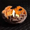 Sand city - Đế nến LED tealight - Thumbnail 4