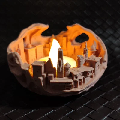 Sand city - Đế nến LED tealight
