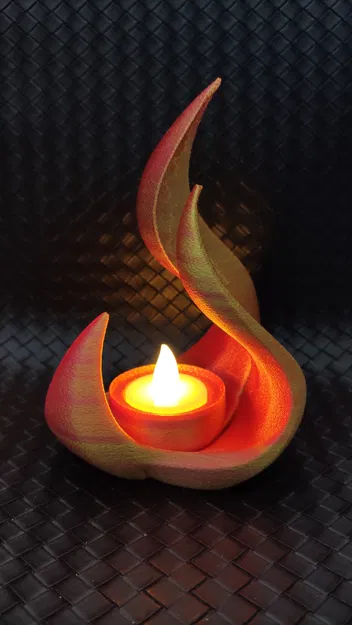 Wild Flame - Đế cắm nến LED hình ngọn lửa - không cần support - Image 5