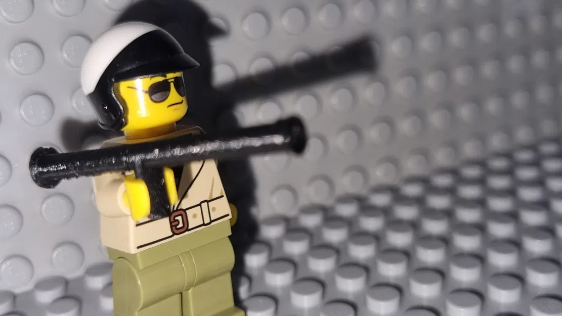 Mô hình súng Bazooka M-9 cho minifigure Lego - Tự in 3D - Image 1