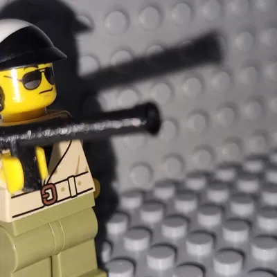 Mô hình súng Bazooka M-9 cho minifigure Lego - Tự in 3D