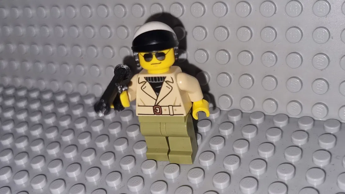 Mô hình súng Bazooka M-9 cho minifigure Lego - Tự in 3D - Image 2