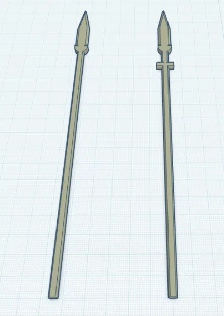 Bộ phụ kiện giáo cho mô hình Dummy 13 và Carbon 13 in 3D - Image 1