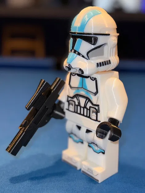 Star Wars Clone Trooper - 501st Legion Brick MegaFigure (Tỷ lệ 5:1) - Image 2