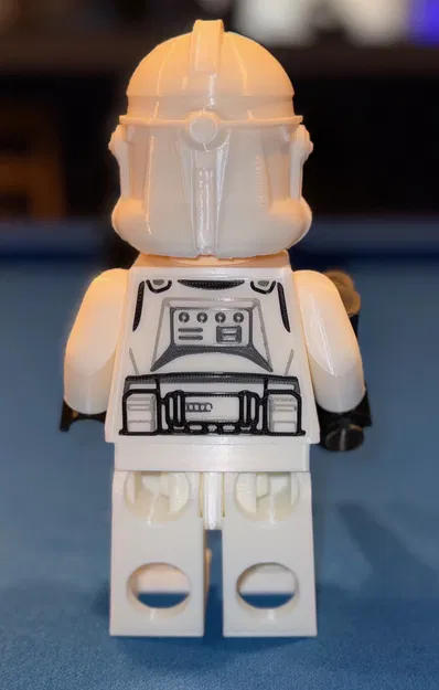 Star Wars Clone Trooper - 501st Legion Brick MegaFigure (Tỷ lệ 5:1) - Image 3