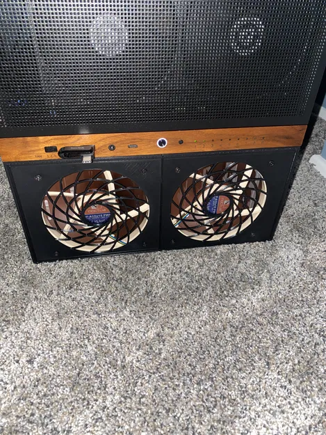 Ngàm gắn quạt trước Noctua A12x15 tối ưu luồng khí cho Jonsbo N6 - Image 1