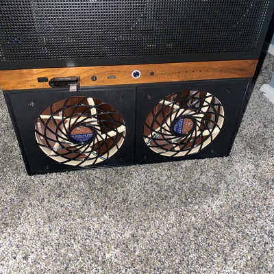 Ngàm gắn quạt trước Noctua A12x15 tối ưu luồng khí cho Jonsbo N6