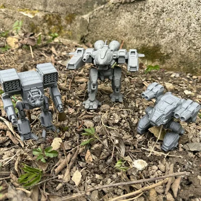 Mô hình chiến binh và robot Mechwarriors