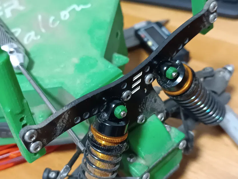 Khớp nối giảm xóc trên cho xe RC (Koswork, Exo Design, Xtra Speed) - Image 1