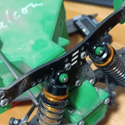 Khớp nối giảm xóc trên cho xe RC (Koswork, Exo Design, Xtra Speed)